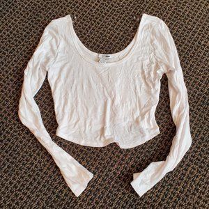 Fashion Nova Long Sleeve Crop Tee